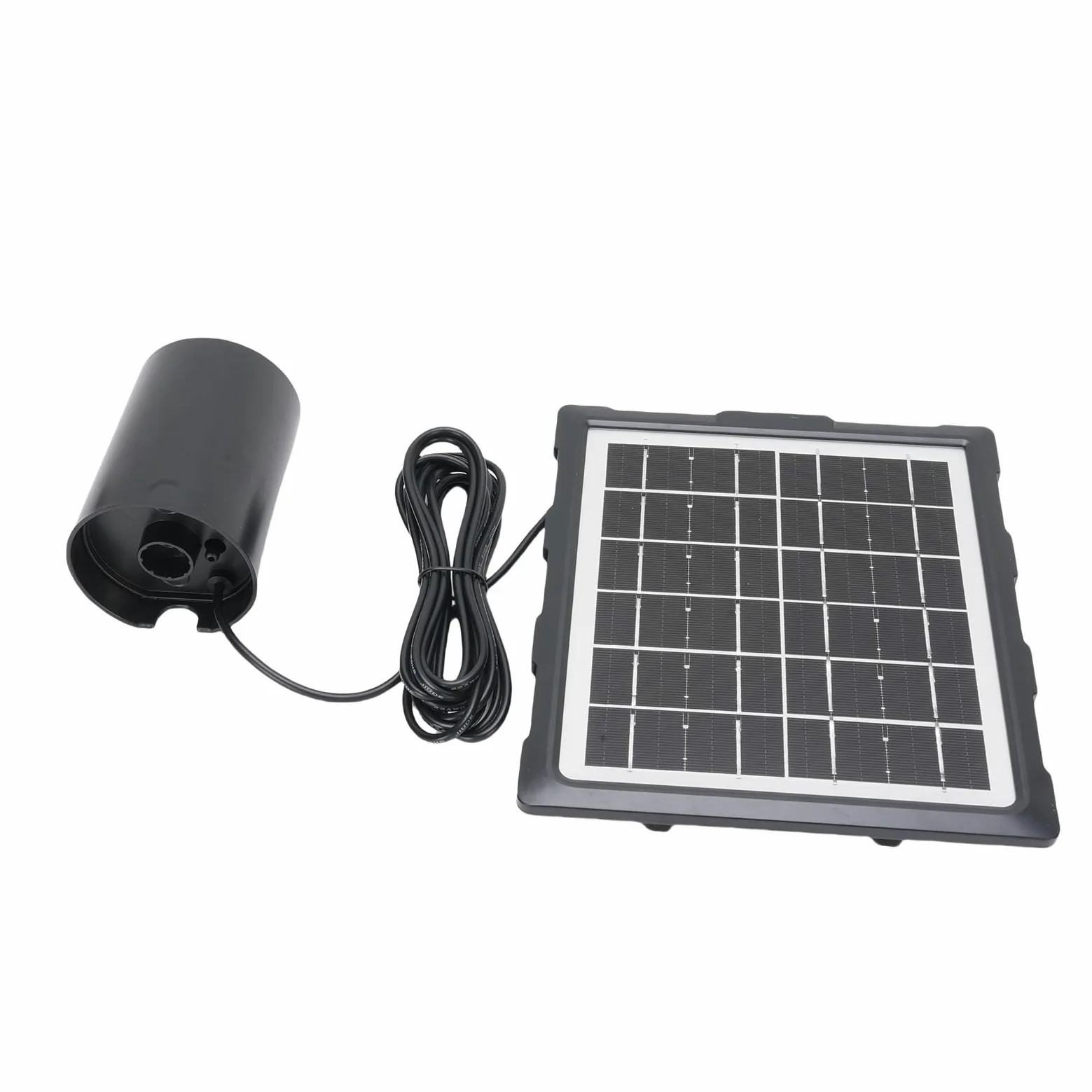 Zerodis Pompa per Fontana per Laghetto Pompa 2400mAh Batteria 3 modalità 60H Autonomia IP65 Impermeabilizzazione con 2 Pietre Porose per Laghetto Acquario Acquari Ossigenazione dell'acqua Aeratore