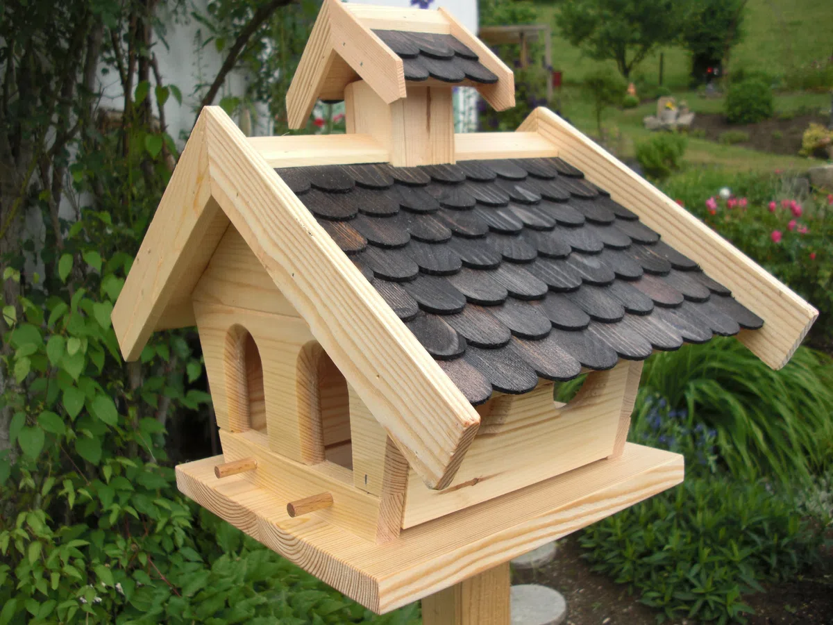 Casetta per uccelli, casetta per uccelli, in legno, per uccelli, falegnameria, disponibile in diversi colori
