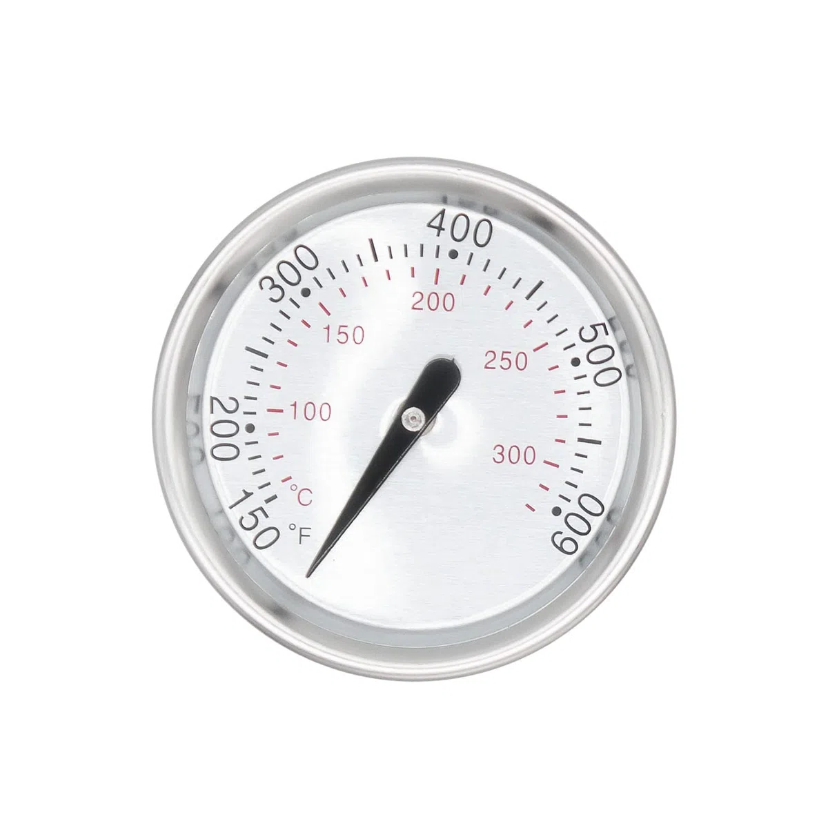 WELL GRILL Termometro 7581/60540 per barbecue Weber Spirit 200 e 300 grills, Spirit E/S 210, 220, 310, Q Series e barbecue a carbonella, termometro a gas di fumo, Ø 45 mm, 150-600 ℉