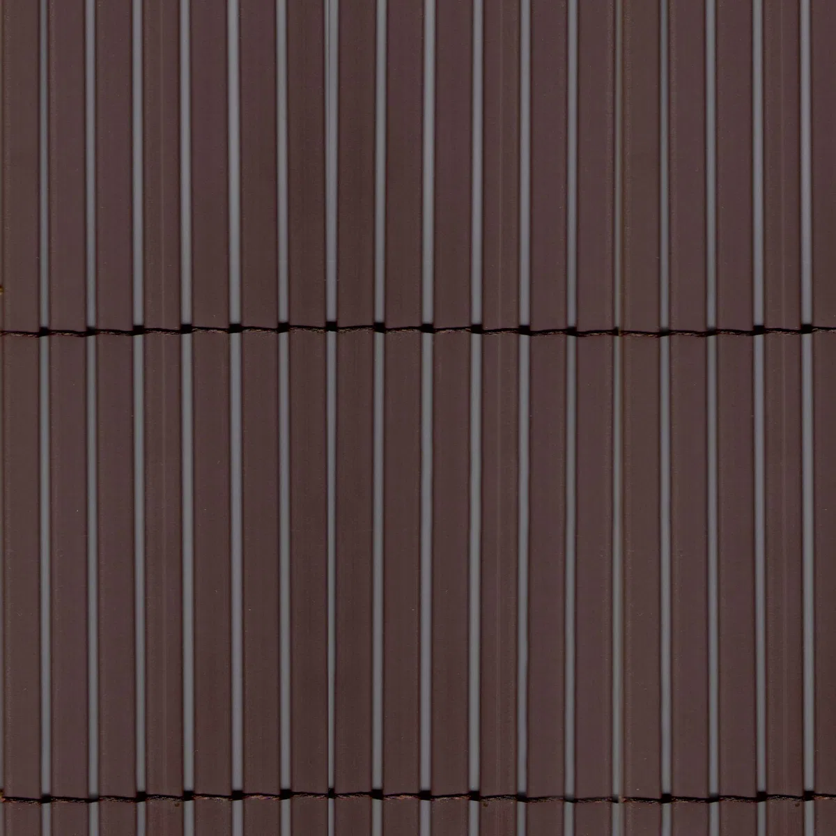 TENAX Colorado 1,50x5 m Marrone, Canniccio Sintetico a Canne Intere da 7mm, Schermante Frangivista in PVC per Giardino, Balcone e Terrazza