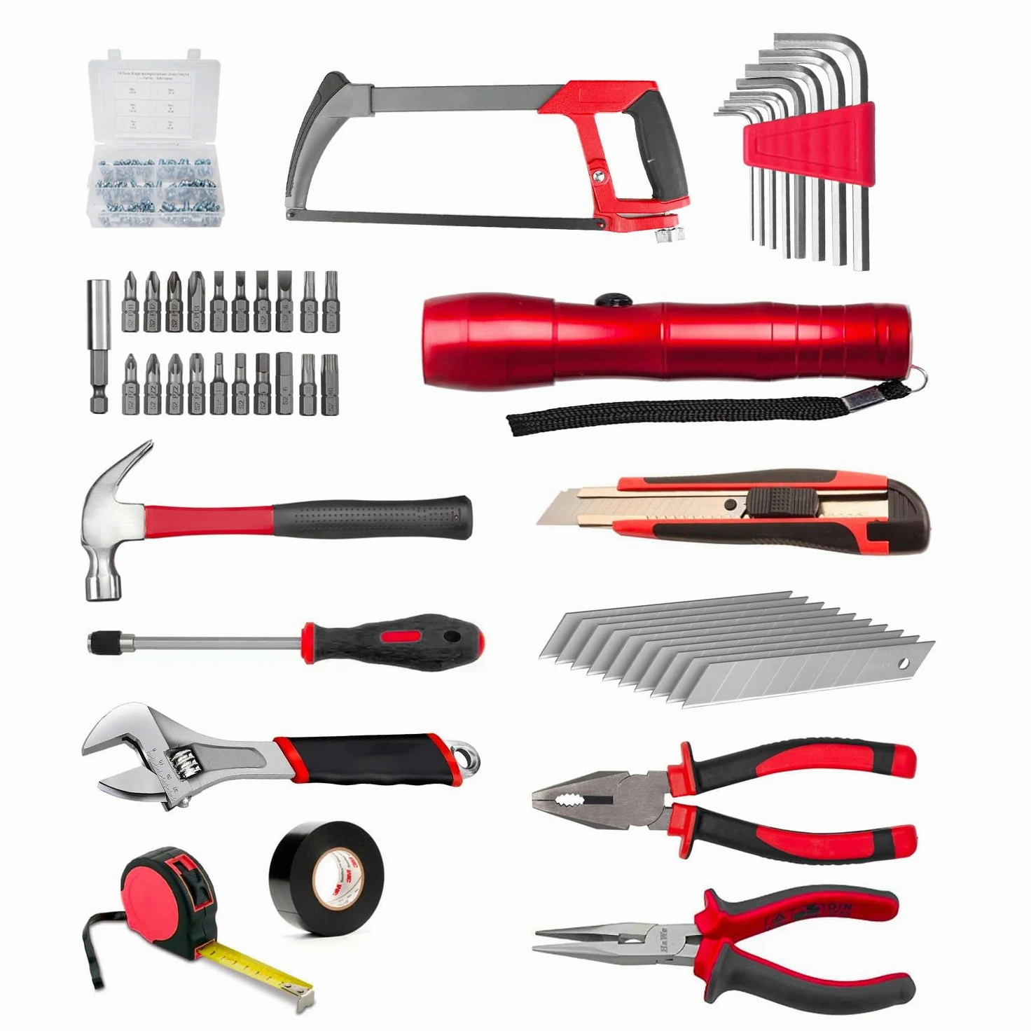 Avilia Set 143 Attrezzi Manuali con Valigetta - Kit Utensili Ideale per Lavori di Fai da Te, Bricolage e Professionali