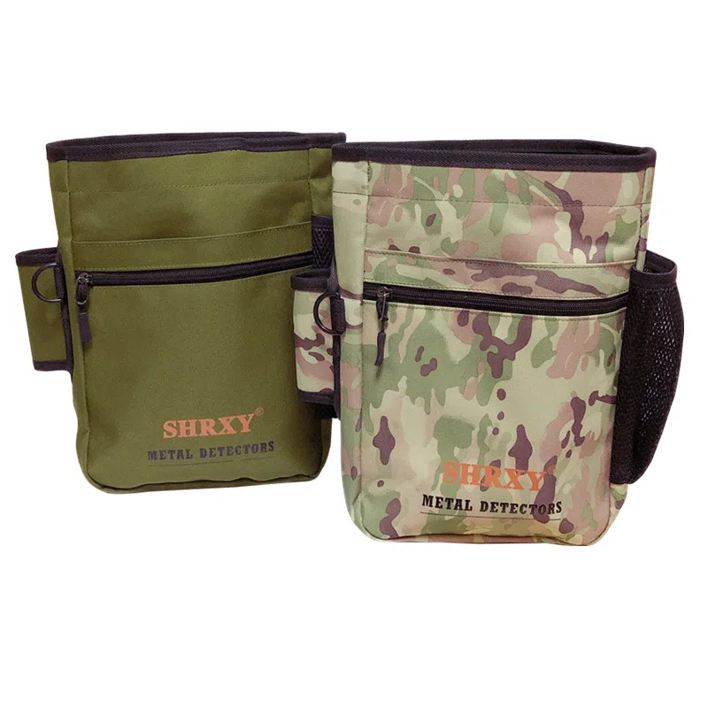 shrxy Garden Rilevazione di Metallo Trova Borsa Rilevatore Borsa Strumenti per scavatore Multiuso Borsa Marsupio (camo)