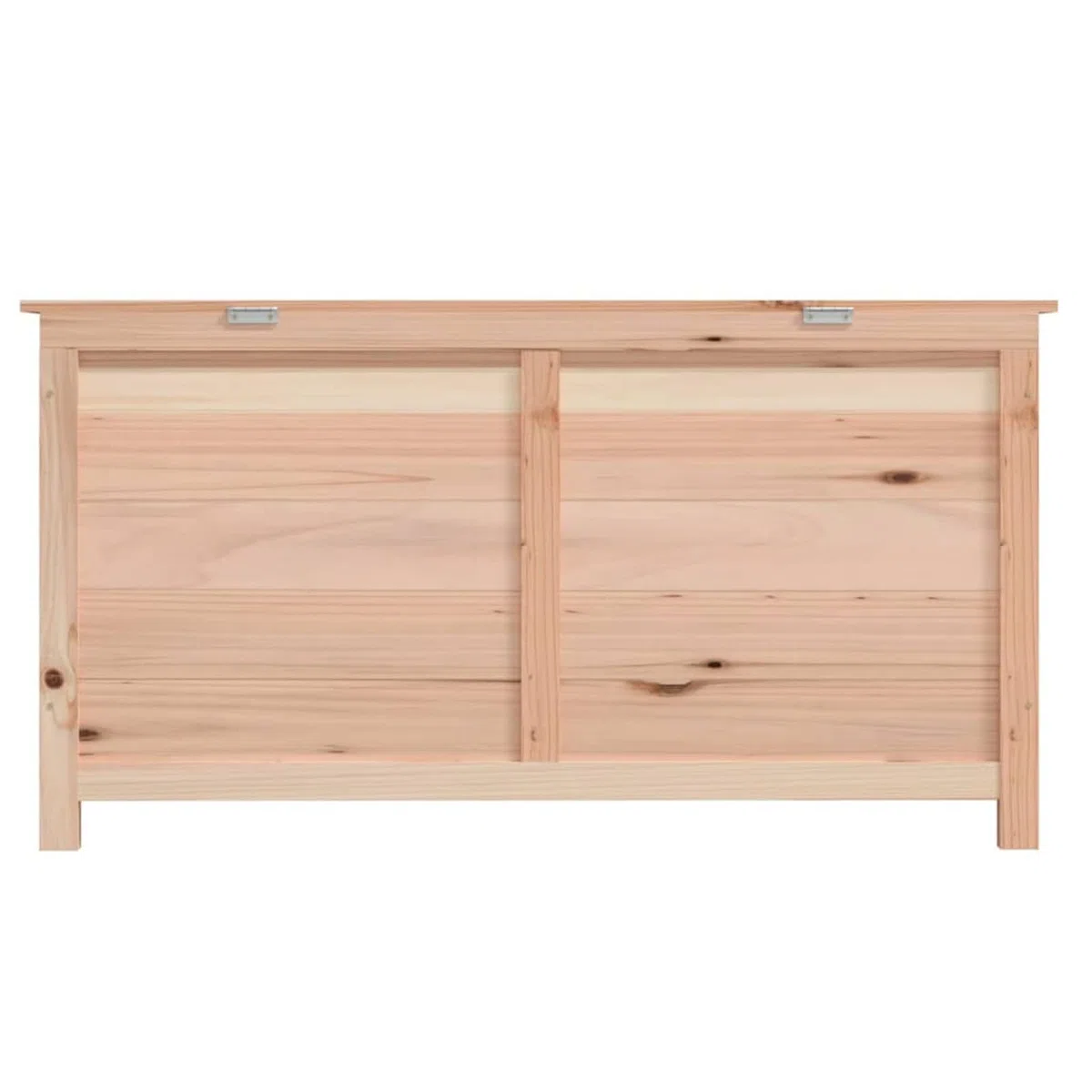 Gecheer Scatola per Cuscini da Esterno,Baule per Giocattoli,Cassapanca,Contenitore,Baule da Esterno Legno,Baule da Giardino per Mobili da Giardino, 100x50x56 cm Legno Massello Abete
