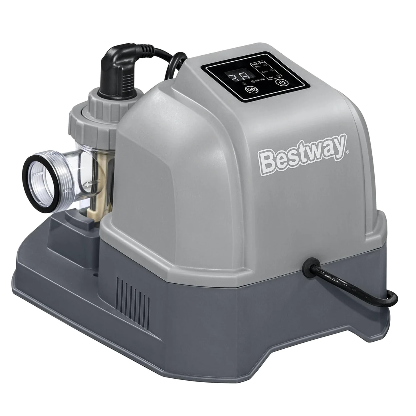Bestway 58678-7 Cloratore al Sale Hydrogenic 6 G/H, Grigio