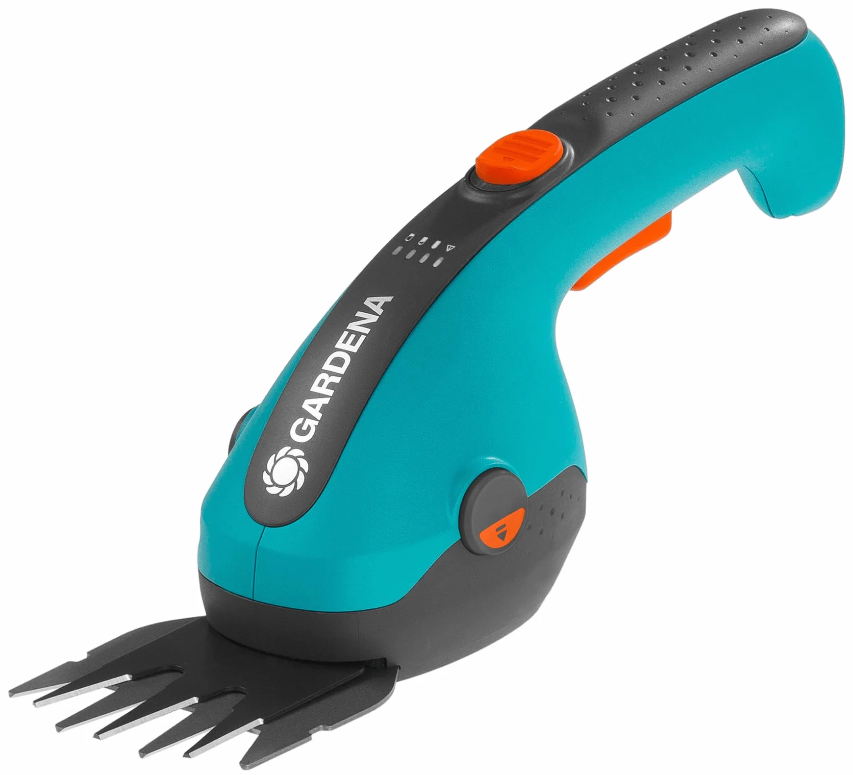 Gardena Forbici a batteria per erba ClassicCut Li: forbici per prato con larghezza di taglio di 8 cm, impugnatura comoda con indicatore LED stato di carica, cambio lama senza utensili (9884-20)