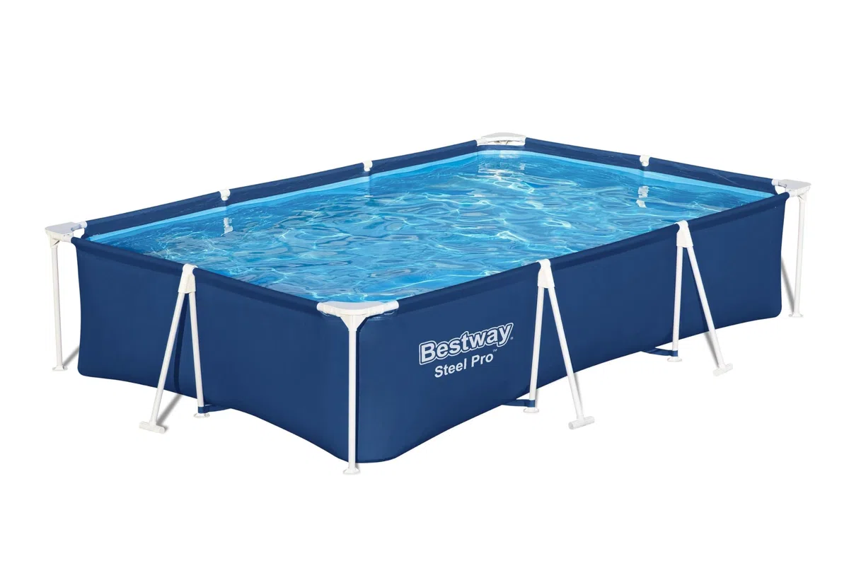 Bestway Piscine Fuoriterra, 9'10" x 6'7" x 26"/3.00 m x 2.01 m x 66 cm Pool Set