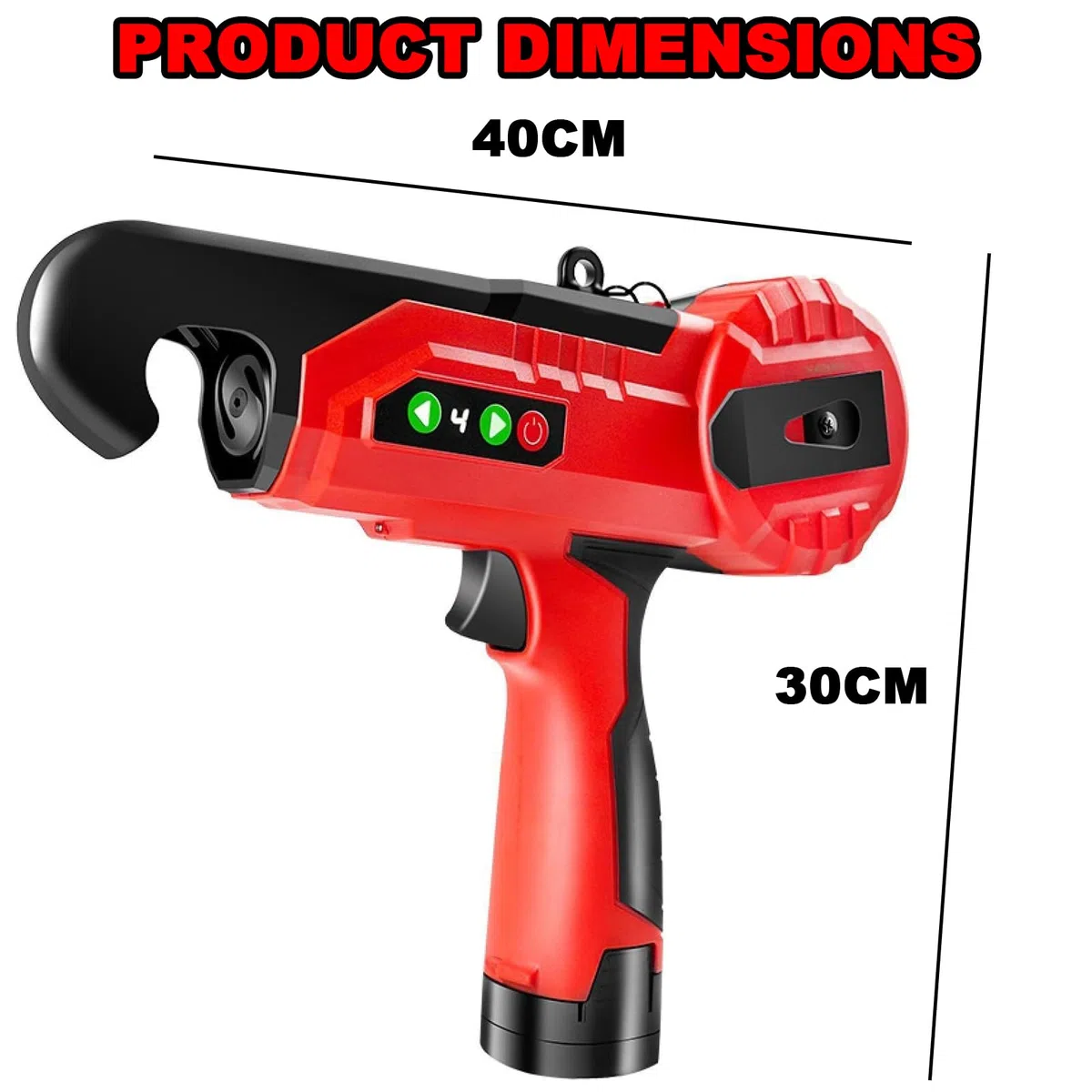 Strumento Elettrico per Nastro da Vigneto, Macchina Elettrica per Legare Piante, Regolazione a 4 Marce, con Bobina in PVC, per Pomodori E Cetrioli