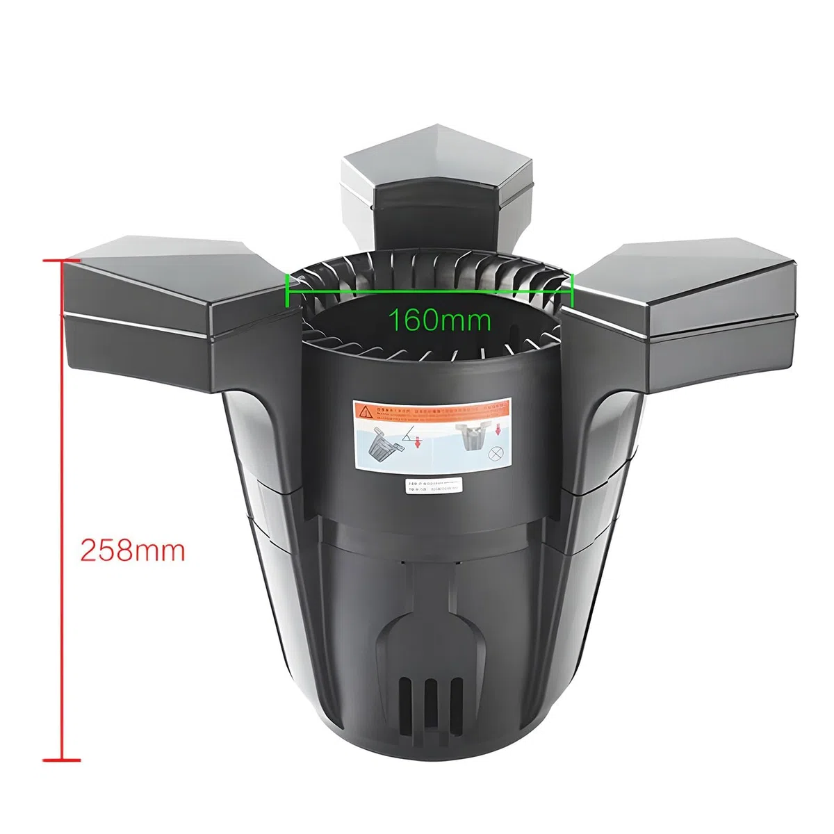 Skimmer galleggiante automatico per laghetti e superfici con aeratore, efficiente gestione dell'acqua per laghetti e piscine