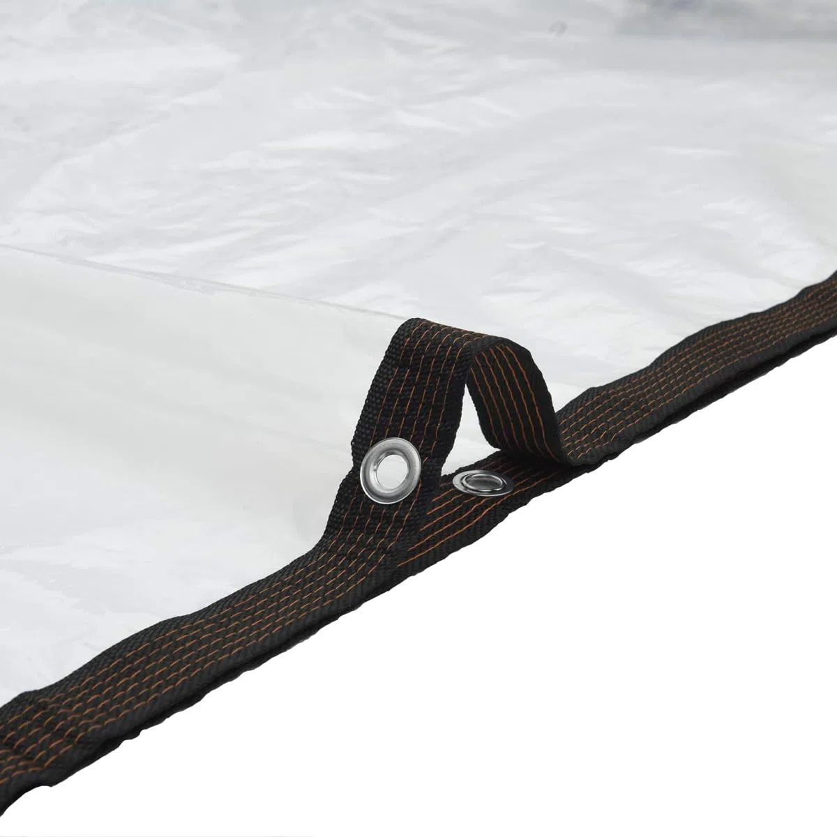 Telo con Occhielli Trasparente 5 x 10 m Polietilene, Casa e Giardino,Prato e Giardino,Giardinaggio,Pacciame, 5.4kg-3429323