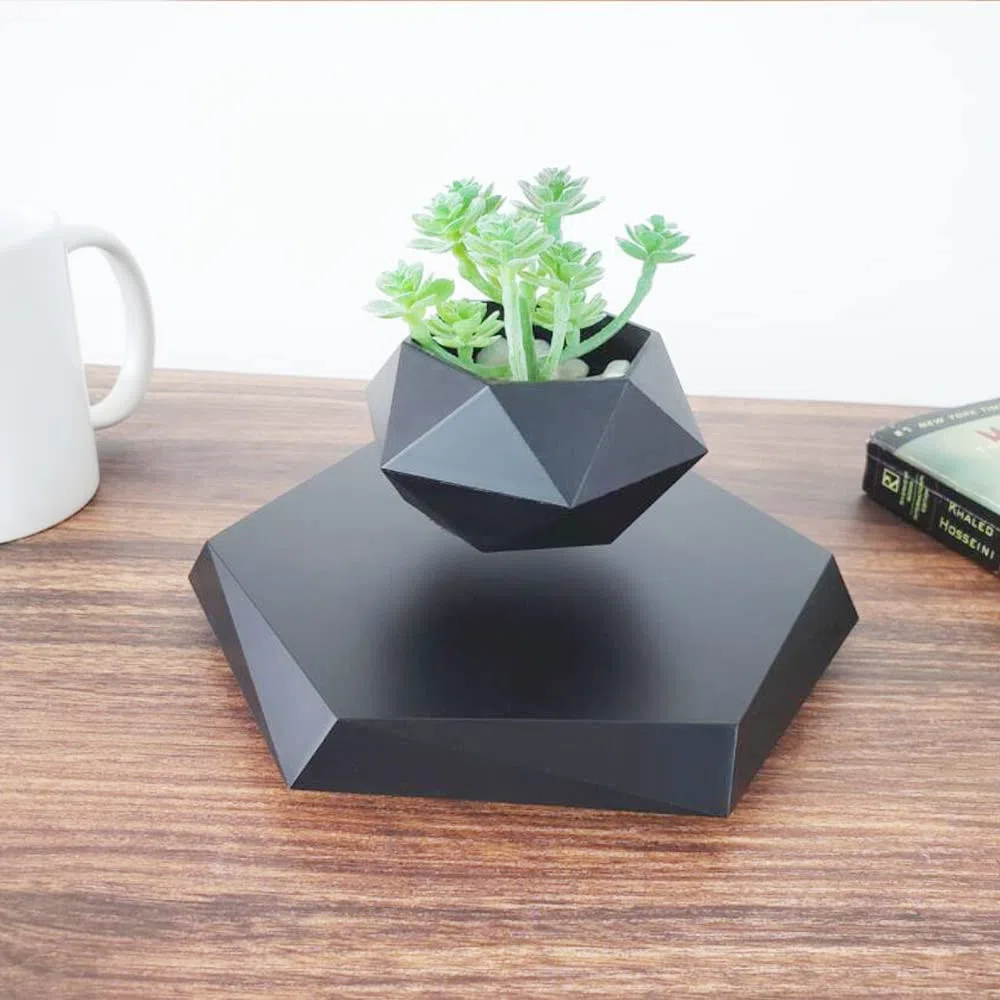 Vasi per Bonsai Vaso Fiori Levitazione Magnetica Vaso Pianta Vaso da fiori sospeso Vaso da fiori per decorazione da scrivania