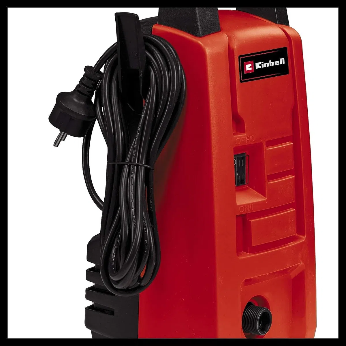 Einhell TC-HP 90 Idropulitrice (tensione 220-240 V, potenza 1200 W, pressione 90 bar, portata 372 L/h, incl. Filtro, pistola, tubo flessibile, lancia e ugello)