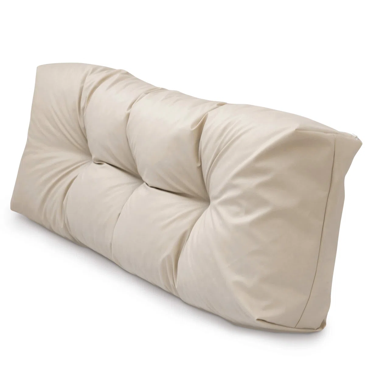 Spatium Cuscini per Pallet Sfoderabili Impermeabile Rivestimento Trapuntato Euro sedile schienale 20 cm di spessore Beige Schienale 120x50x15