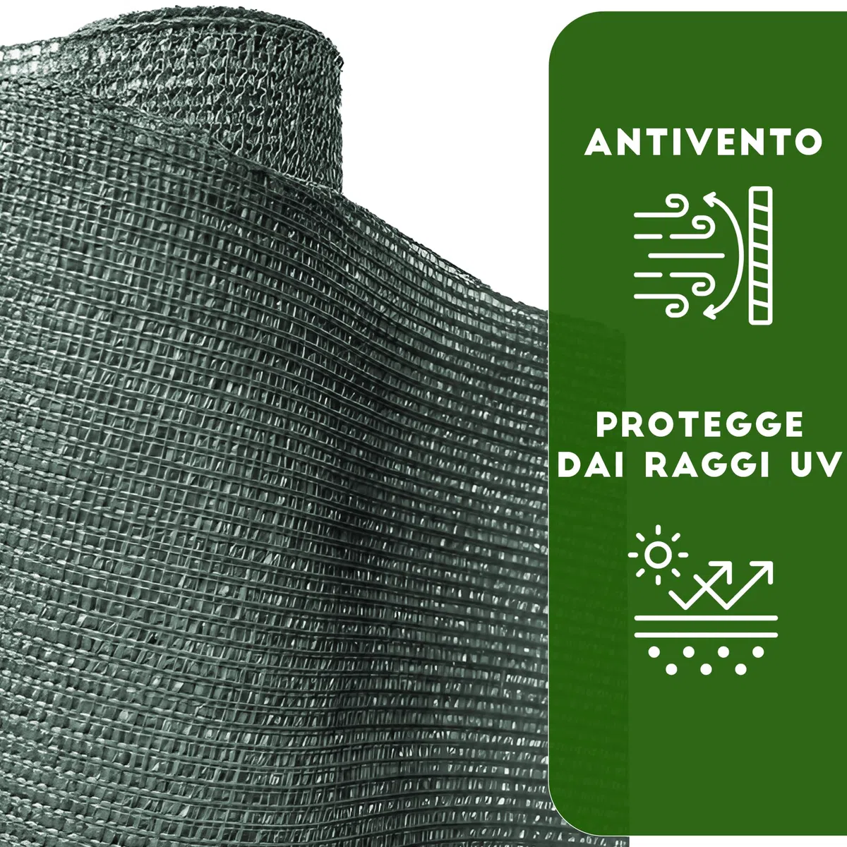 ESTO Rete Ombreggiante varie Altezza 1 MT 2 MT 3 MT 4 MT 5 MT 6 MT 8 MT, Telo Ombreggiante per Recinzione Privacy, Balconi e Terrazzi, Telone Frangivista e Frangisole 10 METRI/1,5 MT