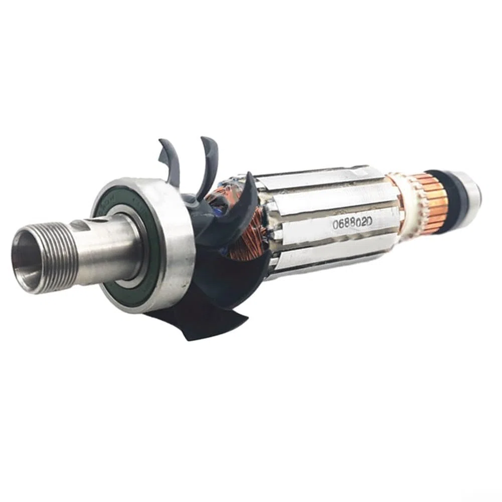 Rotore per RT0700C RT0702C, 1 pezzo di ricambio per utensili elettrici in metallo compatibile per macchine di rifilatura Prestazioni affidabili a lunga durata Uso di riparazione del giardino domestico