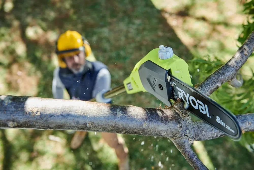 Ryobi RPP182020, Potatore Estendibile a Batteria 18V ONE+, Impugnatura Ergonomica, Lubrificazione Automatica della Catena, Estendibile fino a 3 Metri, Include 1 Batteria da 2.0Ah ed 1 Caricabatterie