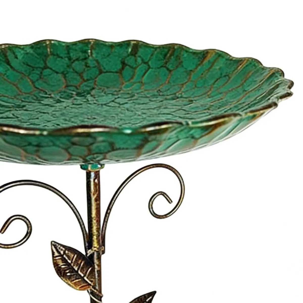 Generisch Bagno per uccelli da esterno – Dispenser di acqua decorativa alto 76,2 cm, abbeveratoio per uccelli con picchetto – per giardino, cortile, terrazza, parco e paesaggio