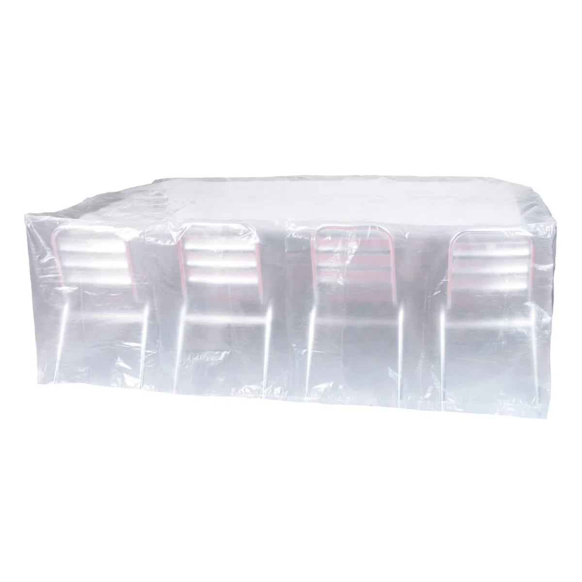 Ribimex Copertura Tavolo da Esterno Impermeabile, 250 x 150 x 80 cm, in Polietilene 90 gr/m², Trattamento Anti-UV, Resistente agli Sbalzi di Temperatura, Occhielli Saldati a Ultrasuoni - PRH090250X150
