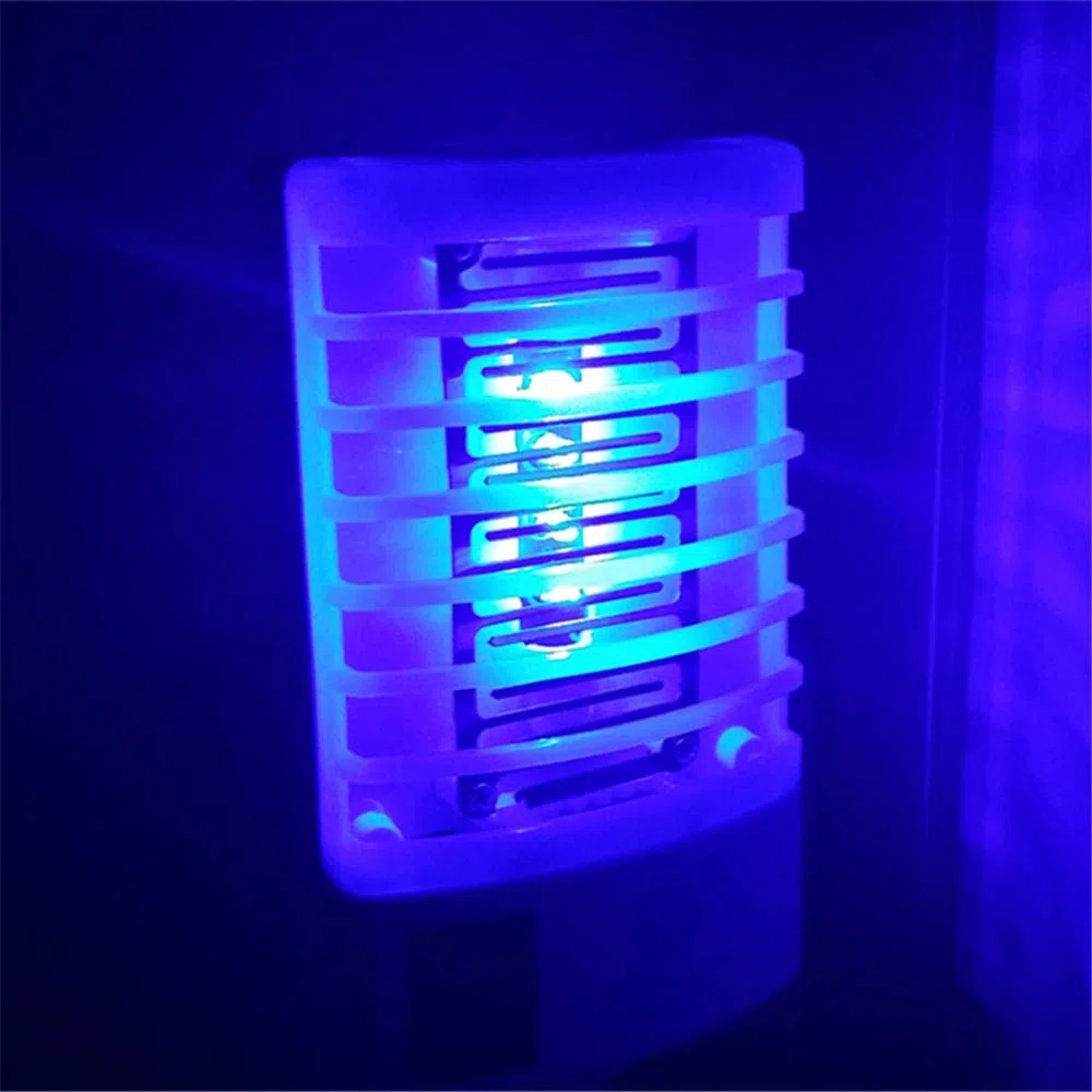 Mosquito Killer Lampada antizanzare Presa a LED Zanzara elettrica Fly Bug Trappola per Insetti Killer Cura Repellente per zanzare