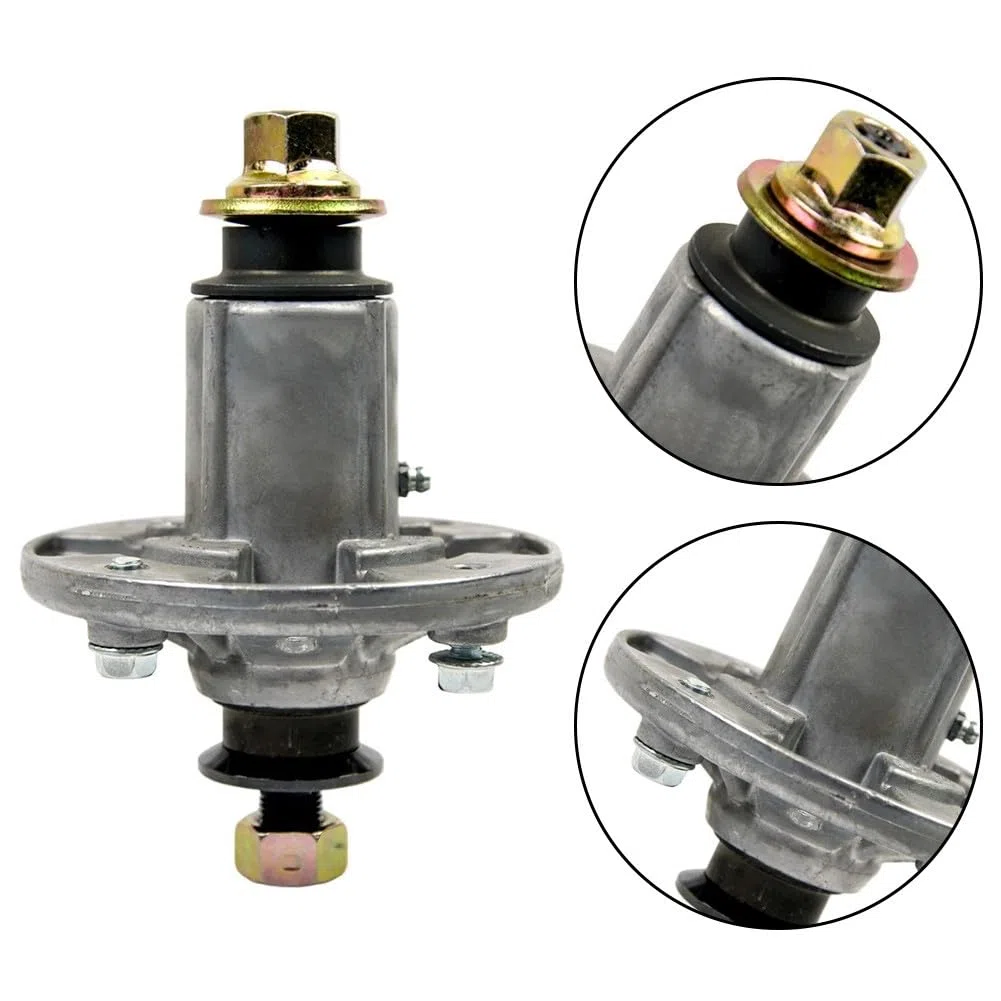 Mandrino per tosaerba con bulloni zincati, 12,7 cm, per Johns Deeres D100-D160 LA100-LA165 X110 X120 GY20454 GY20867 GY20962 GY21098