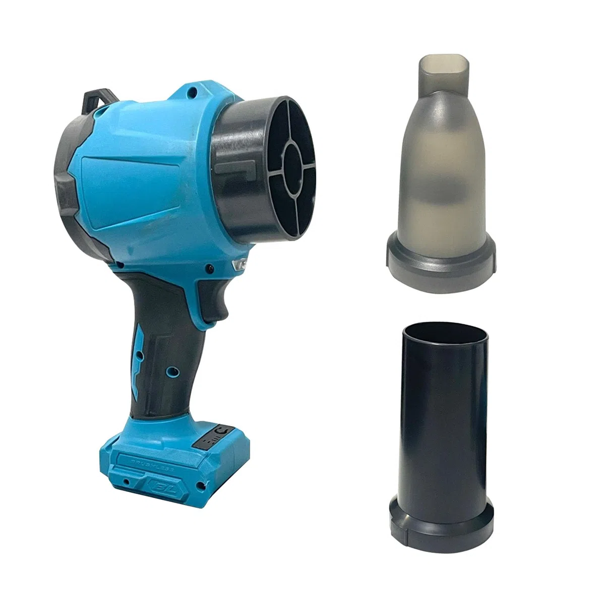 Attrezzo e pulitore da giardino senza fili 2 in 1 Rotazione 32000 Pressione potente 860G Forte ventilazione Design in plastica leggera per pulizia aree esterne Soffiatore aghi e aspirapolvere