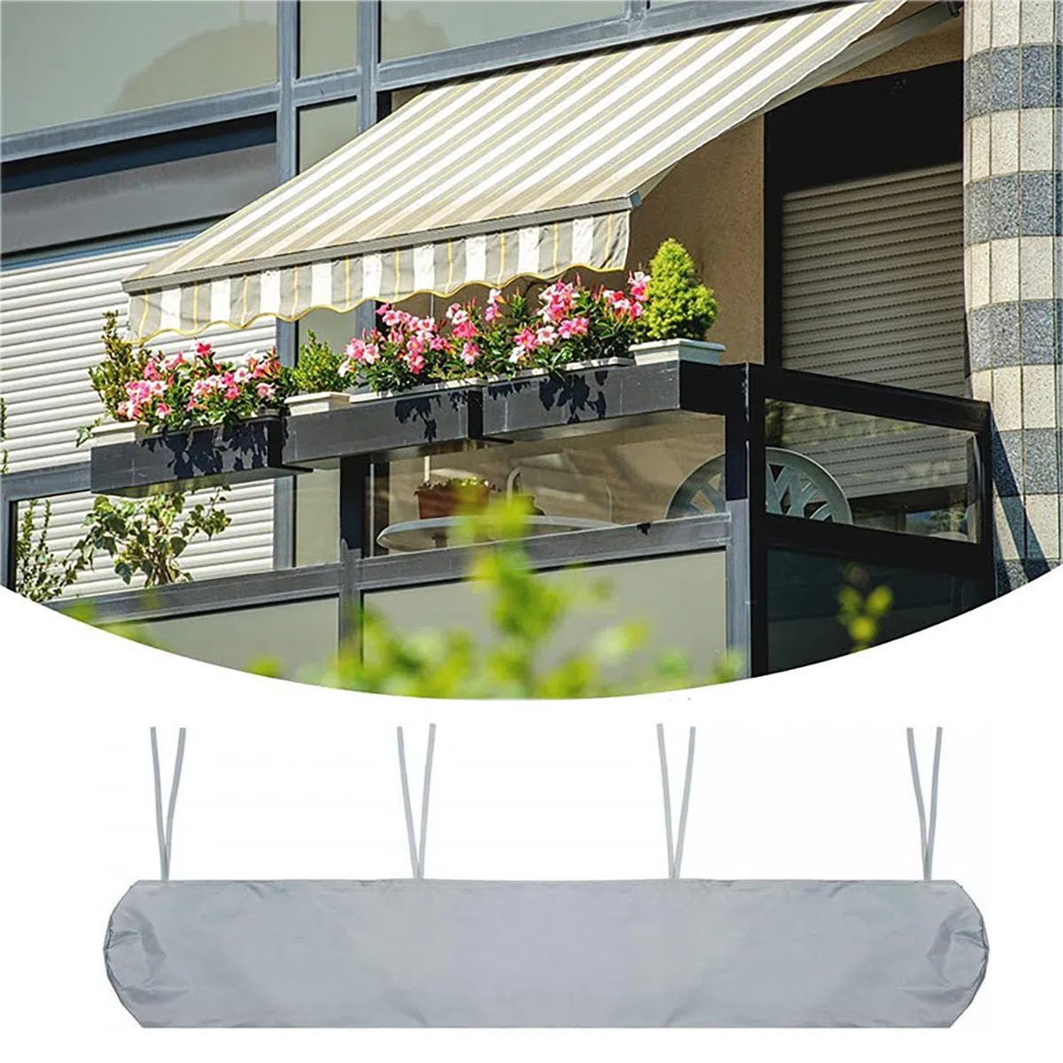 4M Coperture per Tende da Sole Custodia per Tenda da Sole Copertura della Tenda per Patio Esterno da Giardino Custodia impermeabile per tenda