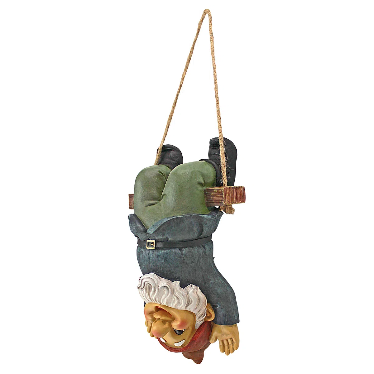 Garden Gnome Statue - Alfie Acrobat Swinging Gnome - Outdoor Garden Gnomes - Statue Divertente Prato Gnome