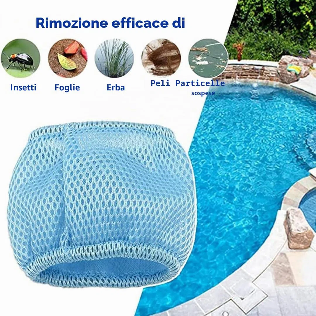 GAJA Set di filtri 2 in 1 per spa gonfiabili, Infinite Spa, 6 cartucce filtranti e 2 reti di protezione per Clever Spa e filtro Whirlpool Accessori Spa filtri di ricambio per piscine gonfiabili
