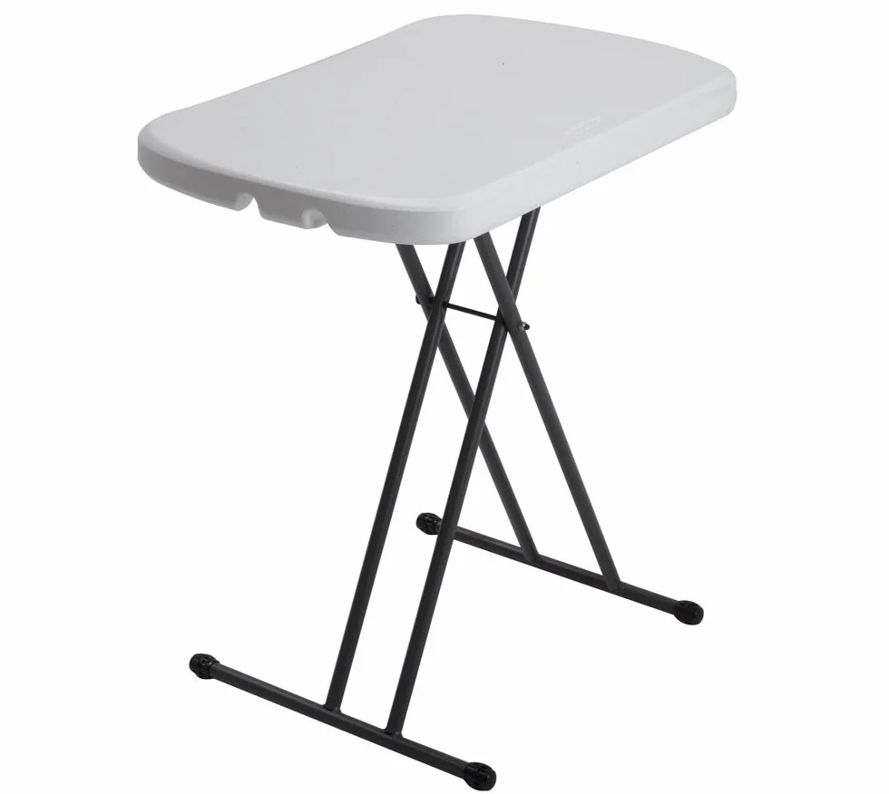Lifetime, tavolino pieghevole 80251 0,66 m personale, bianco