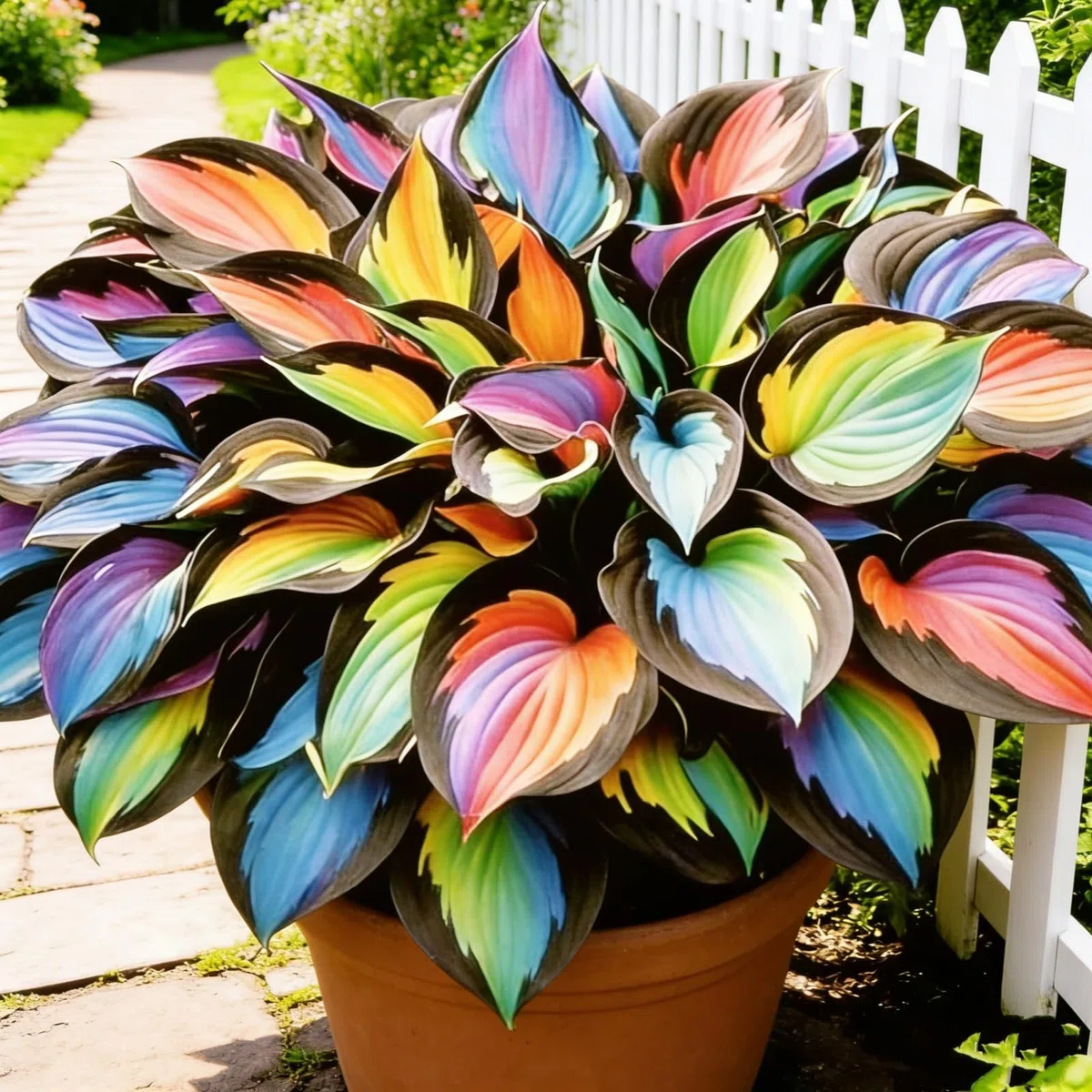 Hosta rari decorative, adatte a giardini, terrazzi e balconi-6bulbi-D