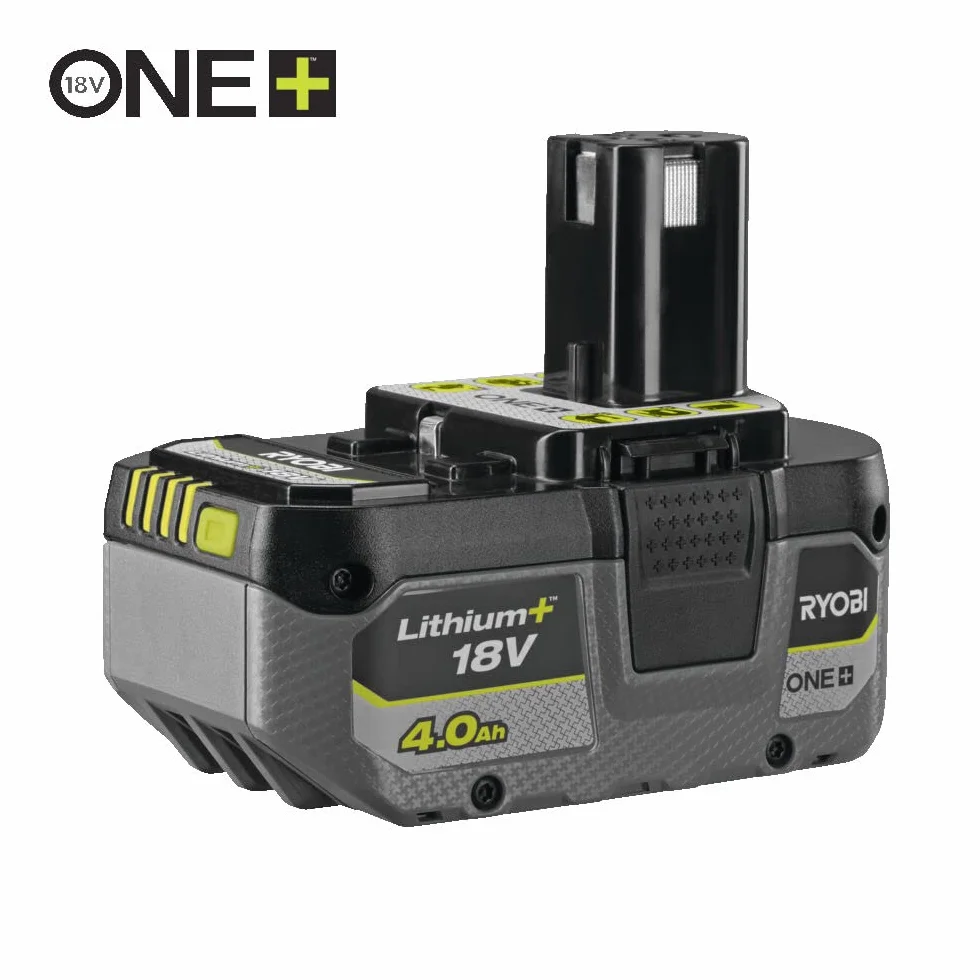 Ryobi RY18ST25A-140, Spazzaneve a Batteria 4.0Ah 18V One+, Fresa per neve con Larghezza di Lavoro 25 cm, Profondità di sgombero 15 cm con Lama in Plastica, Maniglia Regolabile e Impugnatura Ergonomica