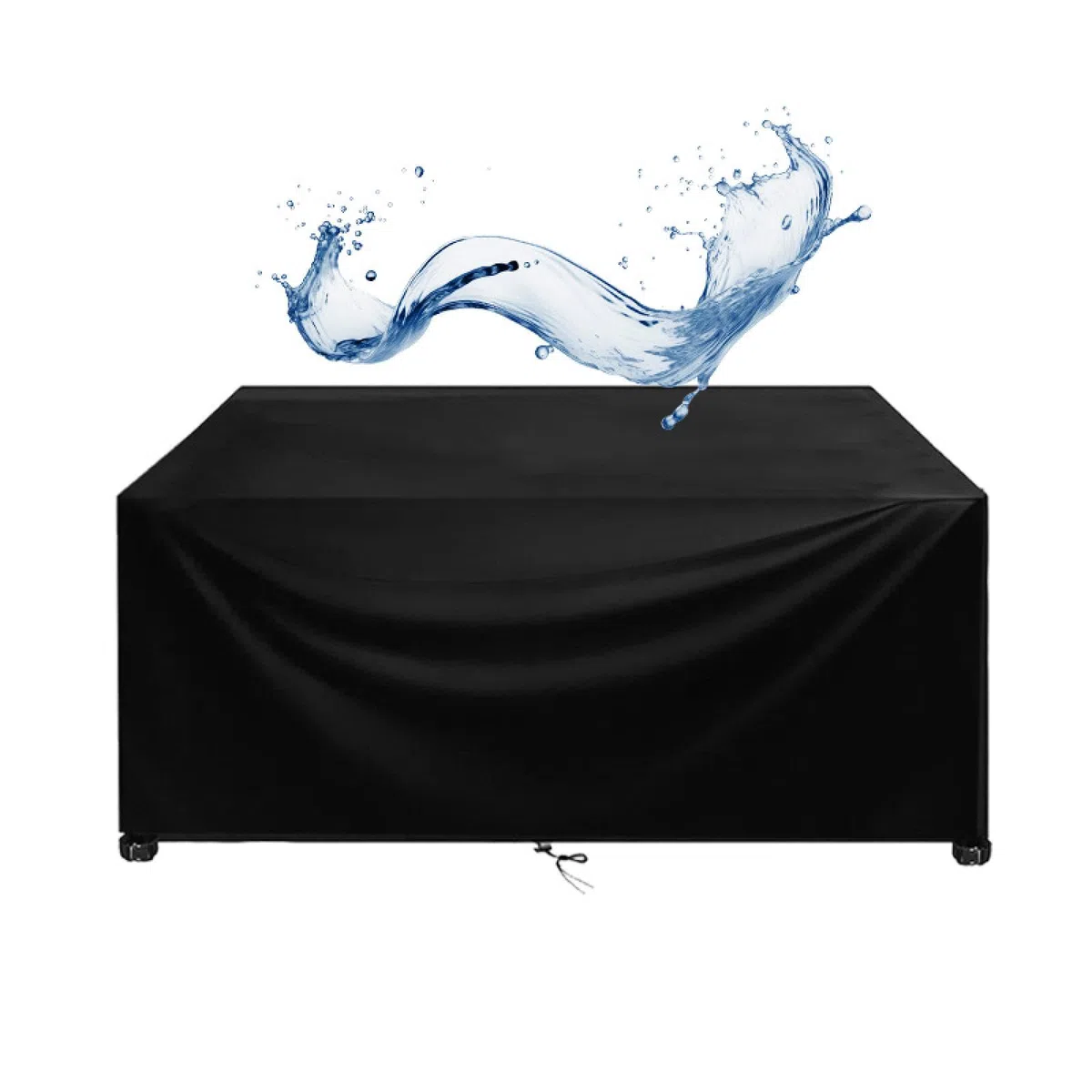 Copertura per Tavolo Da Giardino Impermeabile 210x90x40cm/LxWxH Coperture per Tavoli Da Giardino Esterno,420d Oxford Copritavolo Tavolo per Cortile Tavoli Sedie Anti-Uv