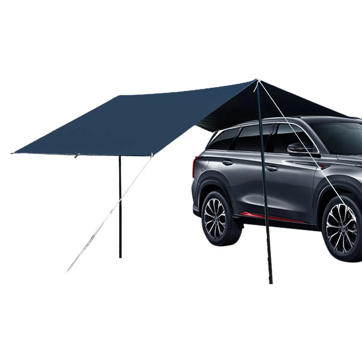 Tettuccio Da Campeggio Per Auto Ampio Spazio Tendalino Costruzione Robusta | Tendalino Pensilina Ombreggiante SUV Per Campeggio Picnic Weekend Famiglia Attività Outdoor Viaggi Spiaggia