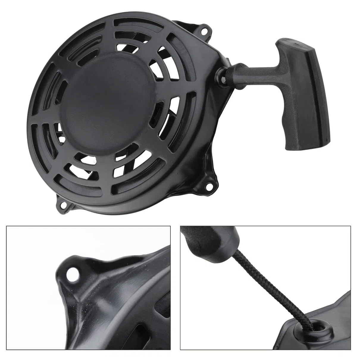 Recoil Pull Starter Tool 497680 Rasaerba Metallo Plastica Parti Assemblaggio Per Briggs Stratton Home Garden Accessori