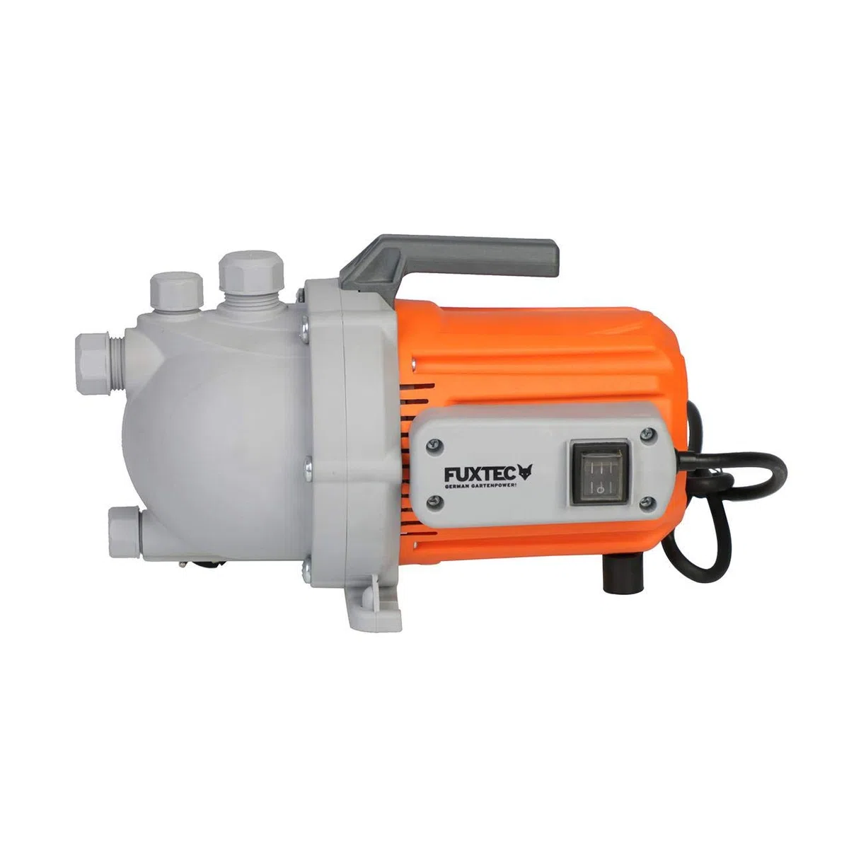 Pompa d'acqua per il giardino FUXTEC FX-GP1600 - pompa sommergibile 600 Watt, max. 3100 l/h, max. 35 m di prevalenza, interruttore galleggiante integrato - anche per piscina