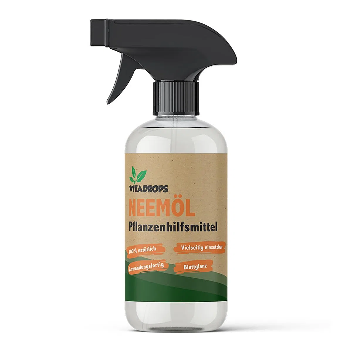 Olio di Neem | Protezione delle piante | Pronto all'uso | Adatto a tutte le piante | Insetto benefico amichevole | Agente di controllo naturale dei parassiti | Con emulsionante | 500ml