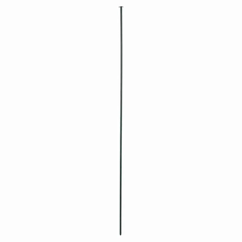 Recinzione da giardino all'aperto 5 pezzi verde 100 x 50 cm in acciaio, barriera di protezione per animali cani, decorazione prato, cortile, giardino, aiuola e terrazza LH3A