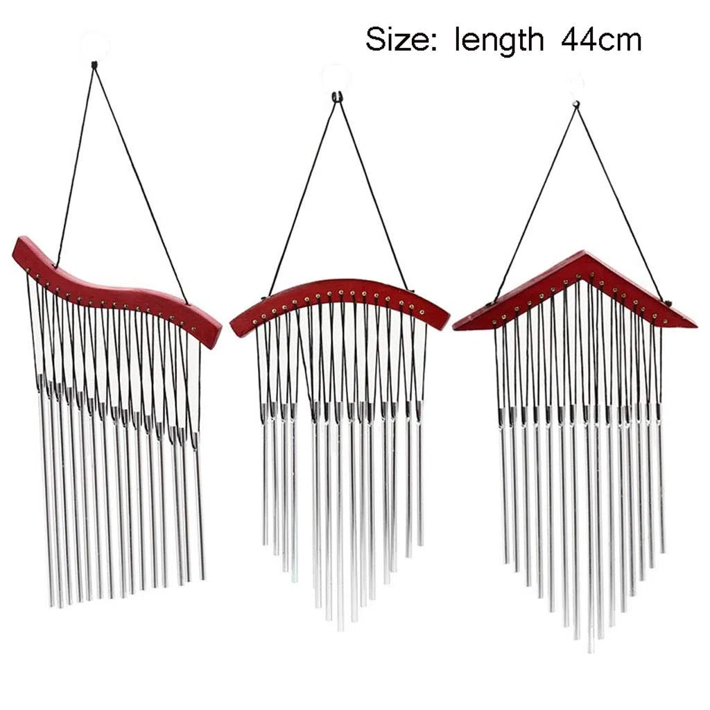 Bellissimi campanelli eolici 15 tubo giardino giardino vento carillon all'aperto vento carillon decorazione regalo legno decorativo carillon del vento artigianato 44 centimetri Campanelli eolici da gi