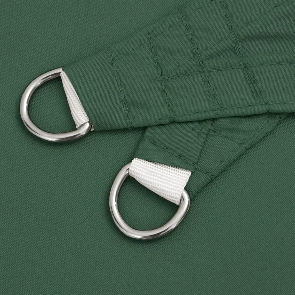 vidaXL Vela Parasole Ombra Tenda da Sole Elegante Moderna Anti UV Giardino Frangisole Terrazza Balcone in Tela Oxford Quadrata 4x4 m Verde Scuro