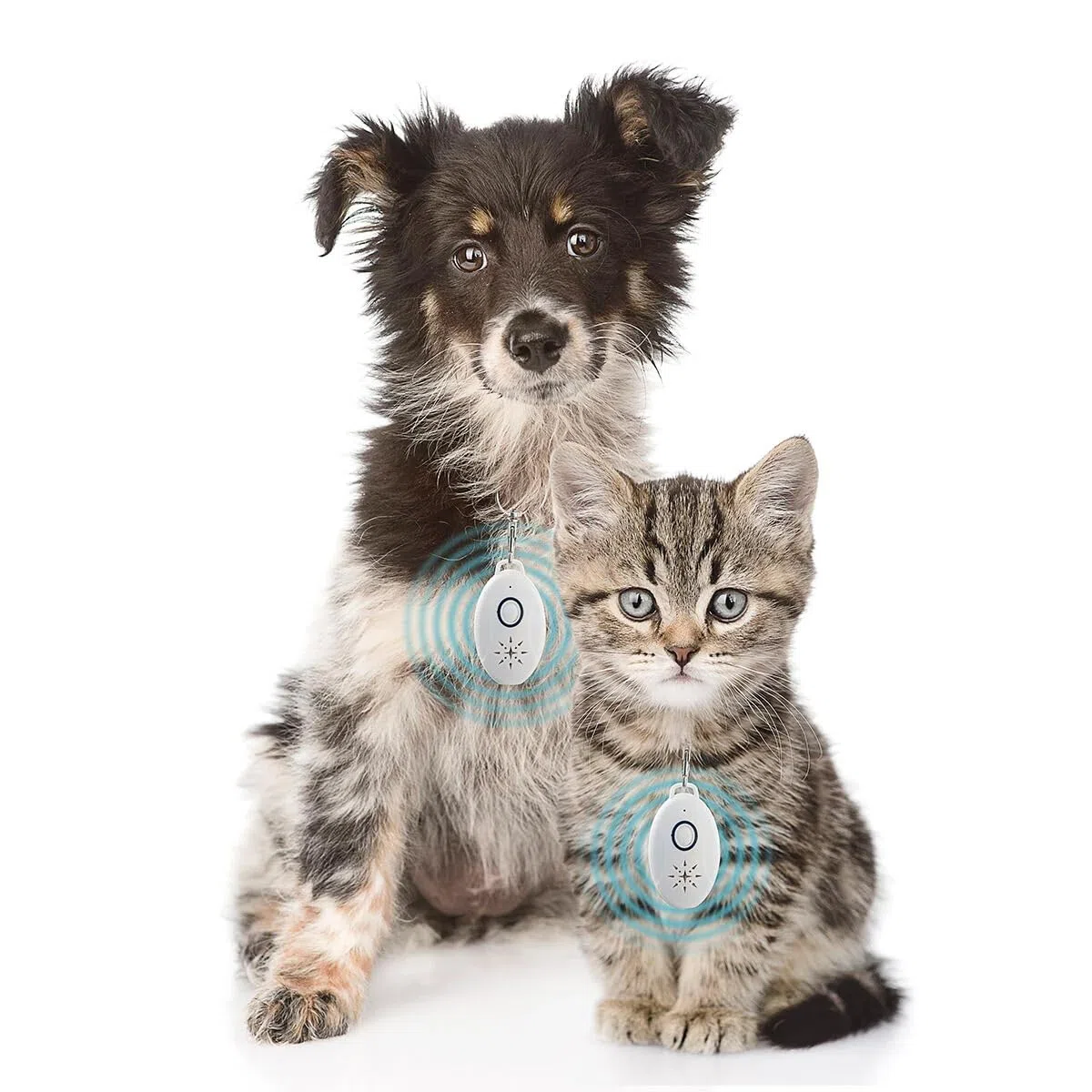 Repellente Anti-parassiti a Ultrasuoni Portatile, Ricaricabile USB, portata 3 m, senza Prodotti Chimici, Protezione da Pulci, Zecche e Zanzare, per Animali Domestici Cani e Gatti, Anti-Zanzare - 1