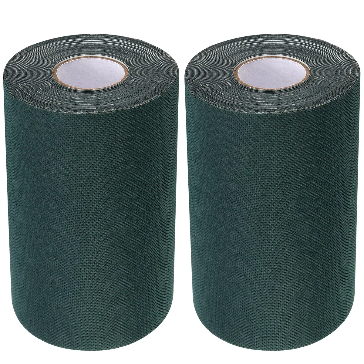 MUKLEI 2 rotoli di nastro artificiale per erba artificiale, 15 cm x 10 m, nastro adesivo per giunzione del prato artificiale, nastro adesivo per legare o fissare tappeti, tappeto erboso, verde scuro