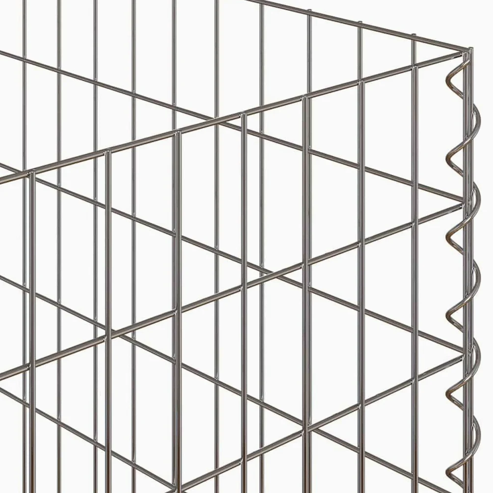 Compostiera quadrata da 100 x 100 x 50 cm, in ferro robusto per rifiuti da giardino, compostaggio efficiente, design salvaspazio, ideale per giardinieri attenti all'ambiente