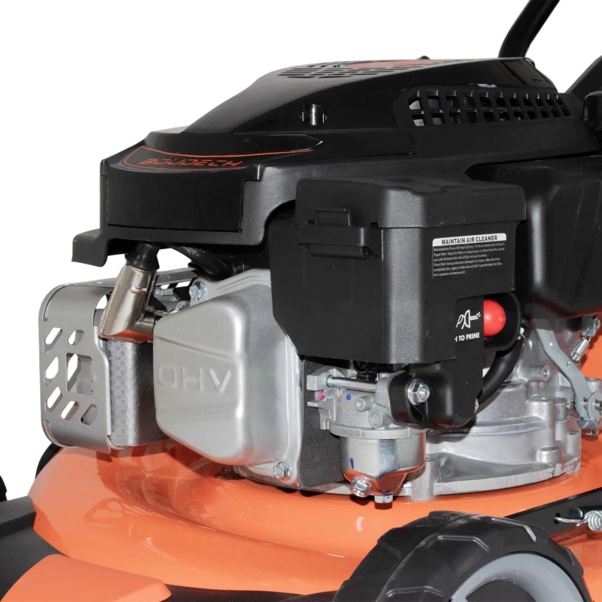 Boudech Jukut 170 - Tosaerba a Trazione Motore 4 Tempi a Scoppio Benzina 170cc 3.5HP Taglio 30-80 mm con Funzione Pacciamatura Nero