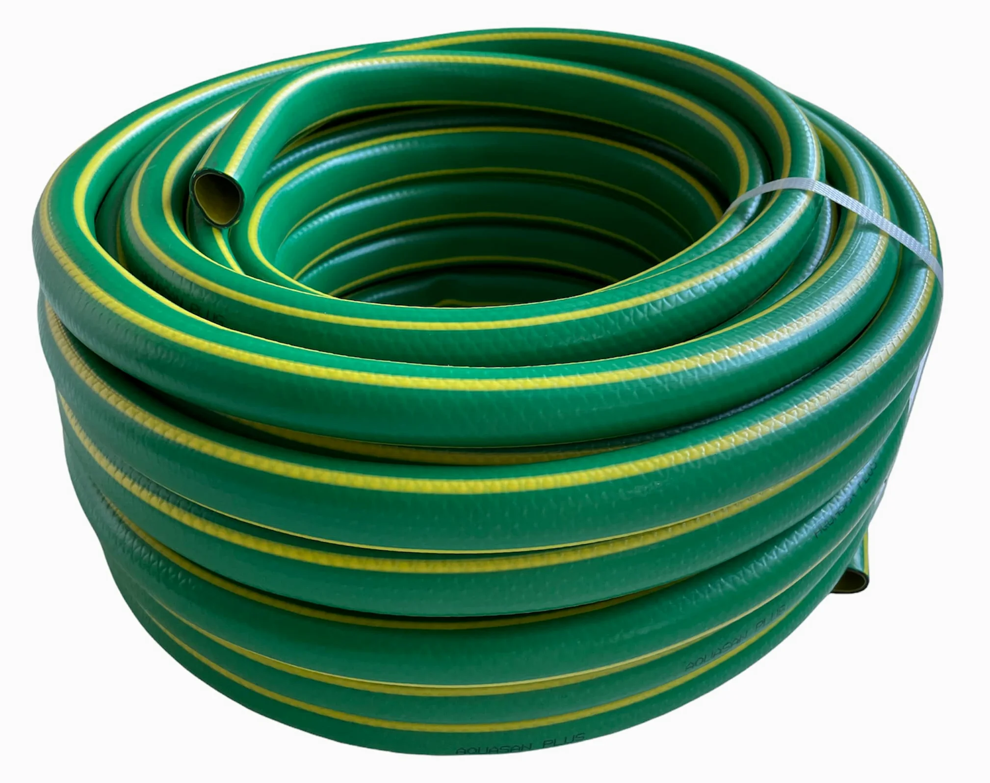 Tubo innaffio per irrigazione 4 strati antialga Verde Flessibile Retinato da Giardino (Diametro 1" - 25 Metri)