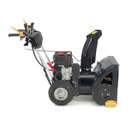 Spazzaneve a scoppio Alpina AS 62 P, 212 cc, 62 cm di ampiezza di lavoro, a due stadi, 5 velocità + retromarcia, ruote da 14", luci a LED, getto di espulsione della neve fino a 10 m