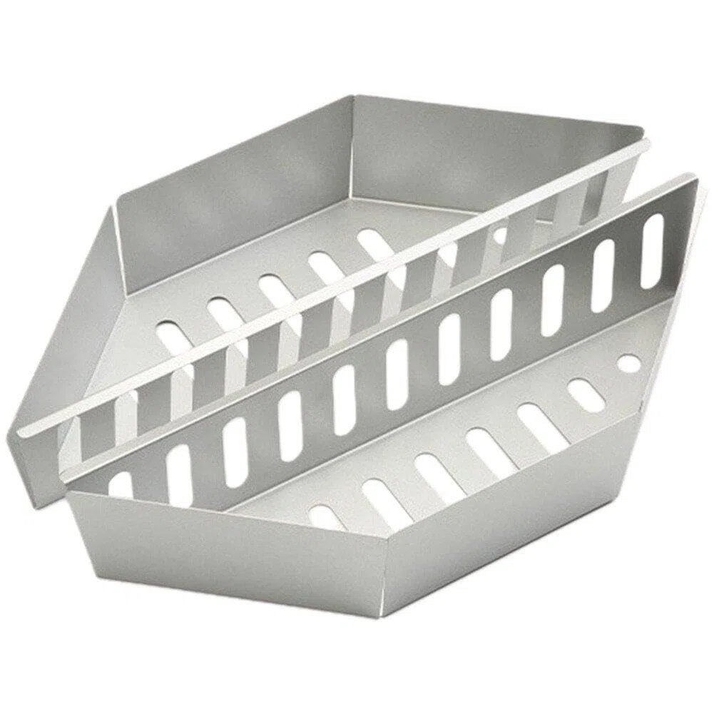 Cestino per Carbone in Acciaio Inossidabile Cestello per Barbecue per Griglie a Bollitore - Supporto per Bricchette di Carbone per Utensili E Accessori per Barbecue
