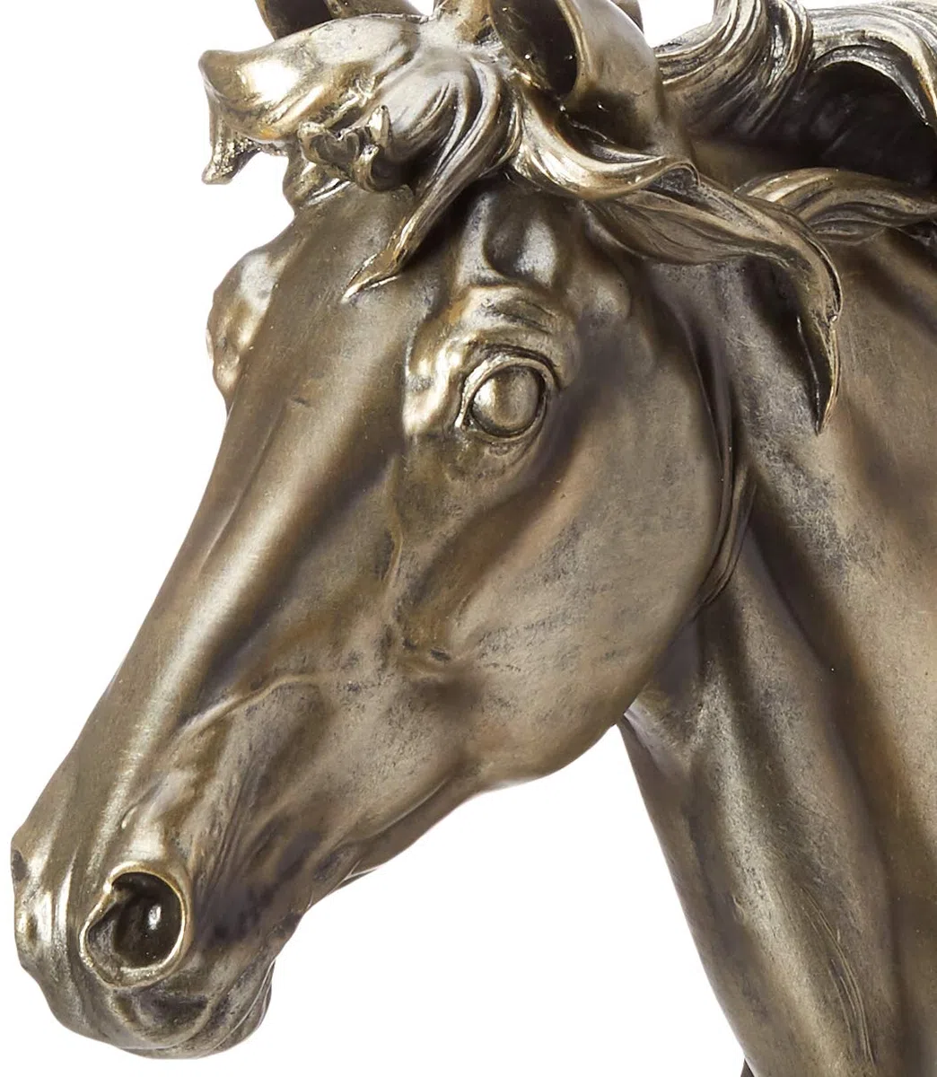 Design Toscano QS252 Maestosa Statua di Cavallo Stallone, Multicolore