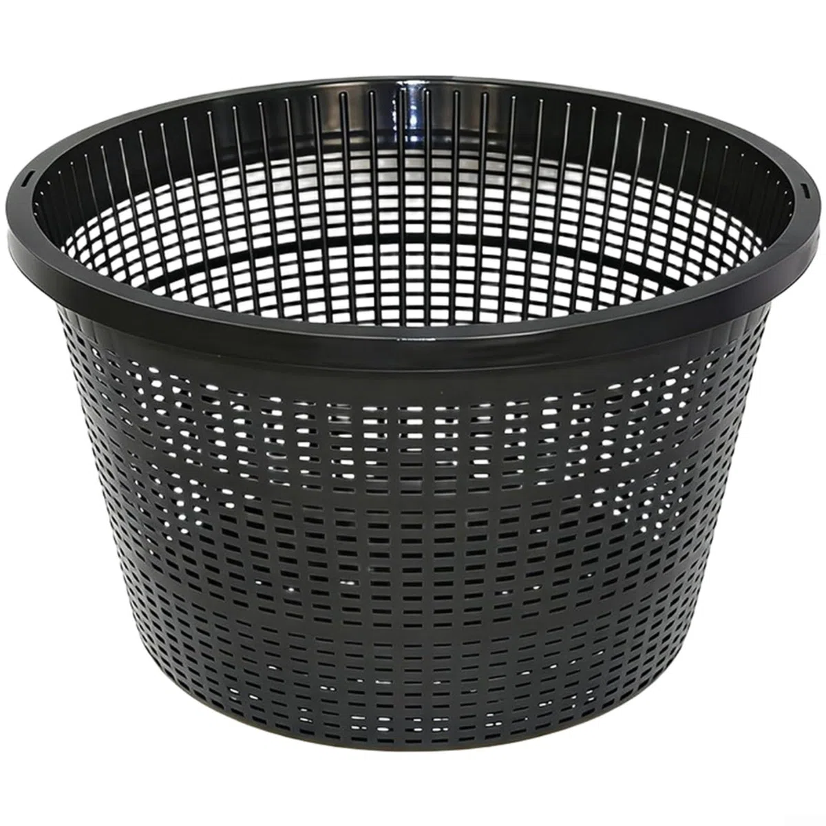 Contenitore per piante acquatiche per il controllo delle radici dello stagno, 21,6 cm, rotondo, a rete, nero (5 pezzi)