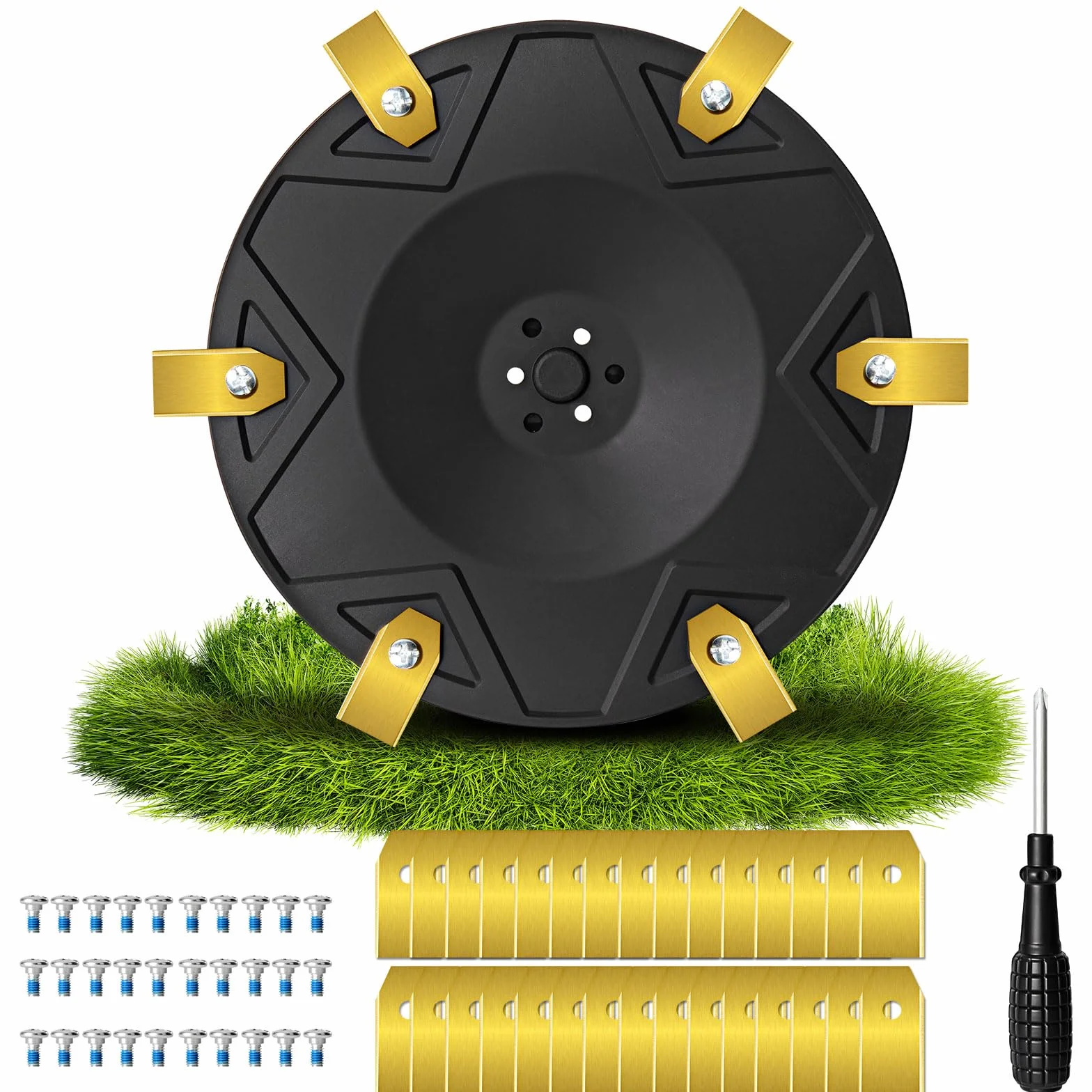 Disco di Taglio + 30 Lame, Compatibile con DREAME A1 A1 PRO A2 | compatibile con MOVA 600 600 KIT 1000 piastra con lame