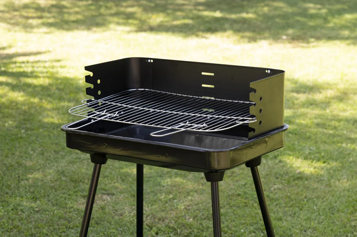 soriani Barbecue a Carbone Carbonella Rettangolare 58x38 cm Sun-Day Nero