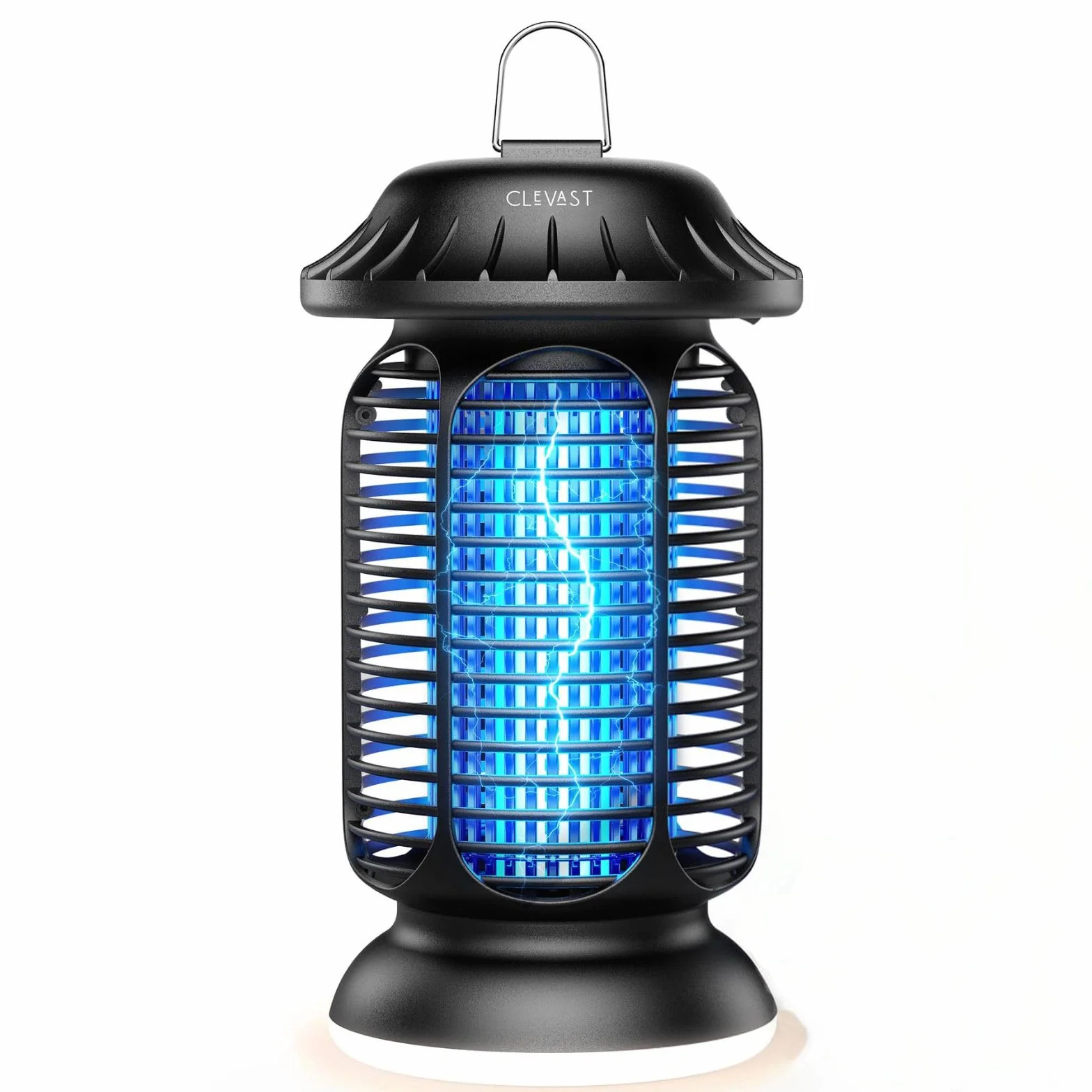 CLEVAST Lampada Antizanzare Elettrica, 20W UV Zanzariera, lLampada Zanzare Interno Esterno Elettrica per con IPX4 Impermeabile, Trappola per Zanzare, Acchiappa Mosche per Giardino (Nero opaco)